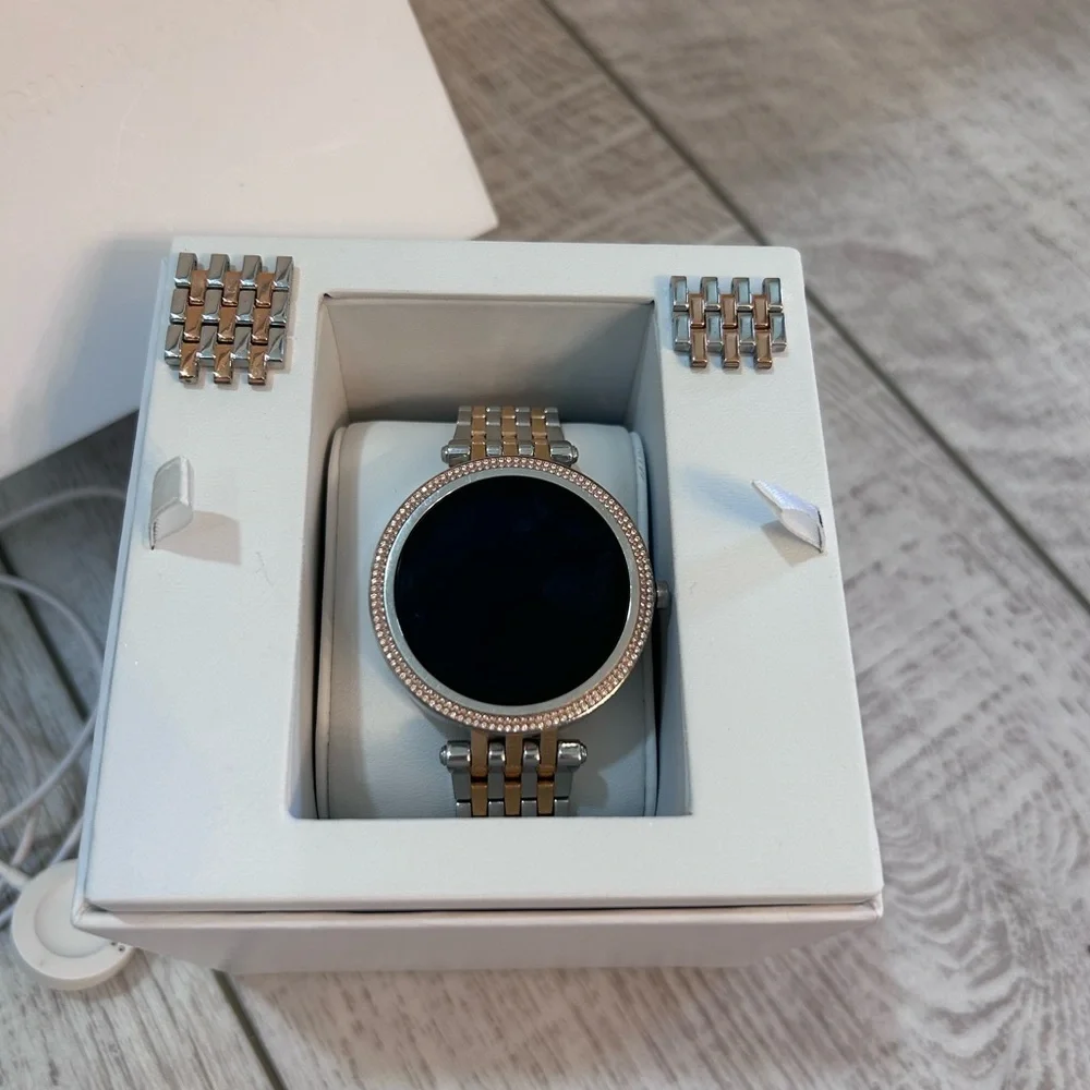 Michael Kors Gen 5E Darci Pavé Two-Tone Smart Watch